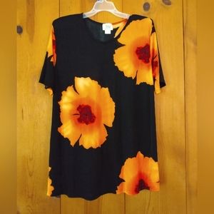 Jostar Floral Print Short Sleeve Top